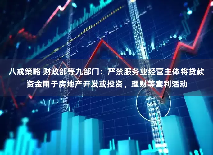 八戒策略 财政部等九部门：严禁服务业经营主体将贷款资金用于房地产开发或投资、理财等套利活动