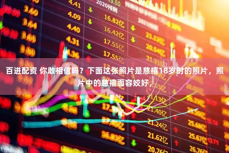 百进配资 你敢相信吗？下面这张照片是慈禧18岁时的照片，照片中的慈禧面容姣好，